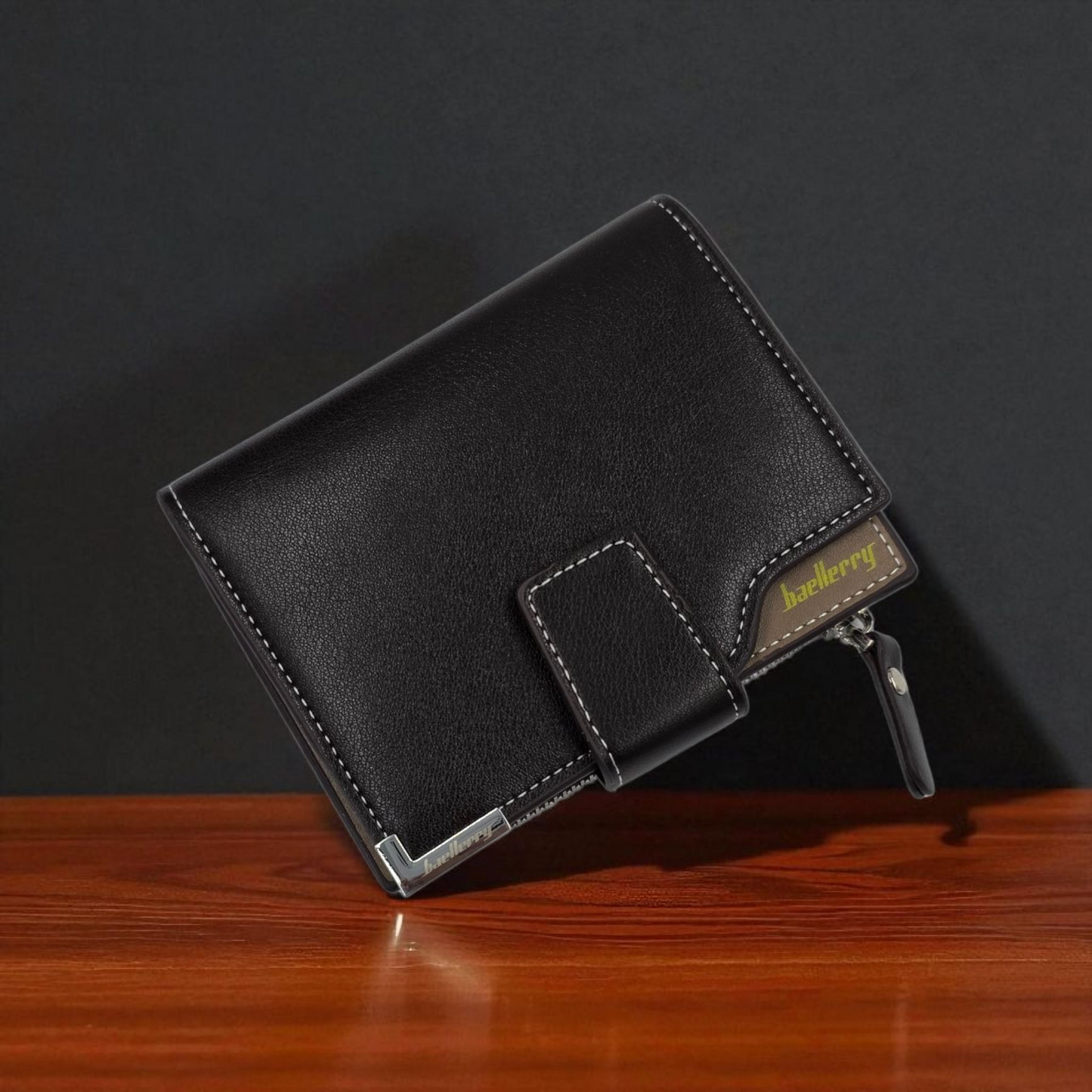 MEGIR Premium Chronograph Watch + Baellerry Leather Wallet – Luxury Gift Combo for Men