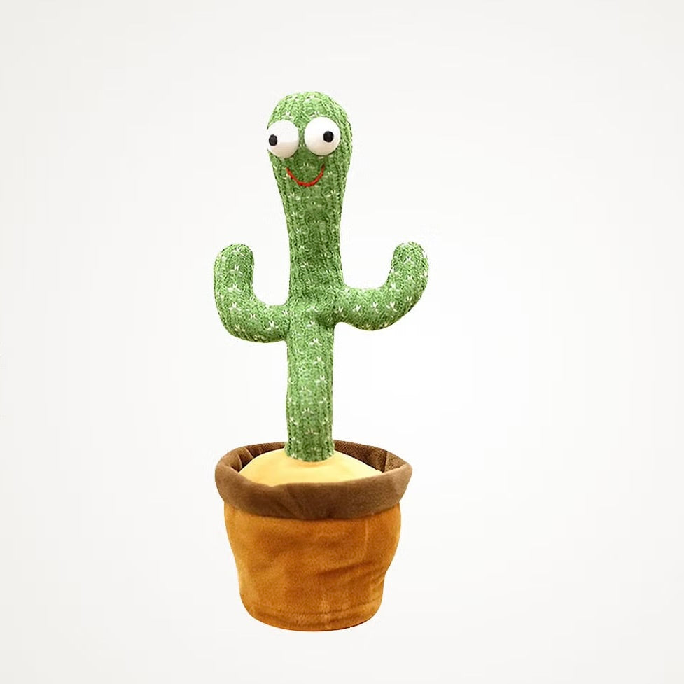 Electric Dancing Plant Cactus Plush Stuffed Toy - With Music For Kids